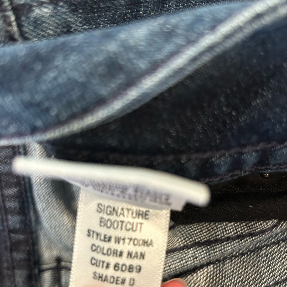HUDSON Signature Bootcut Jeans Size 27 - Picture 9 of 9